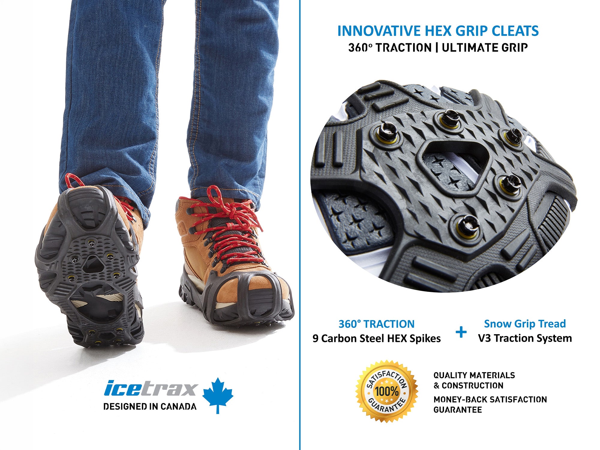 ICETRAX V3 HEX Ice Cleats