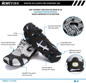 ICETRAX V3 HEX Crampons à glace