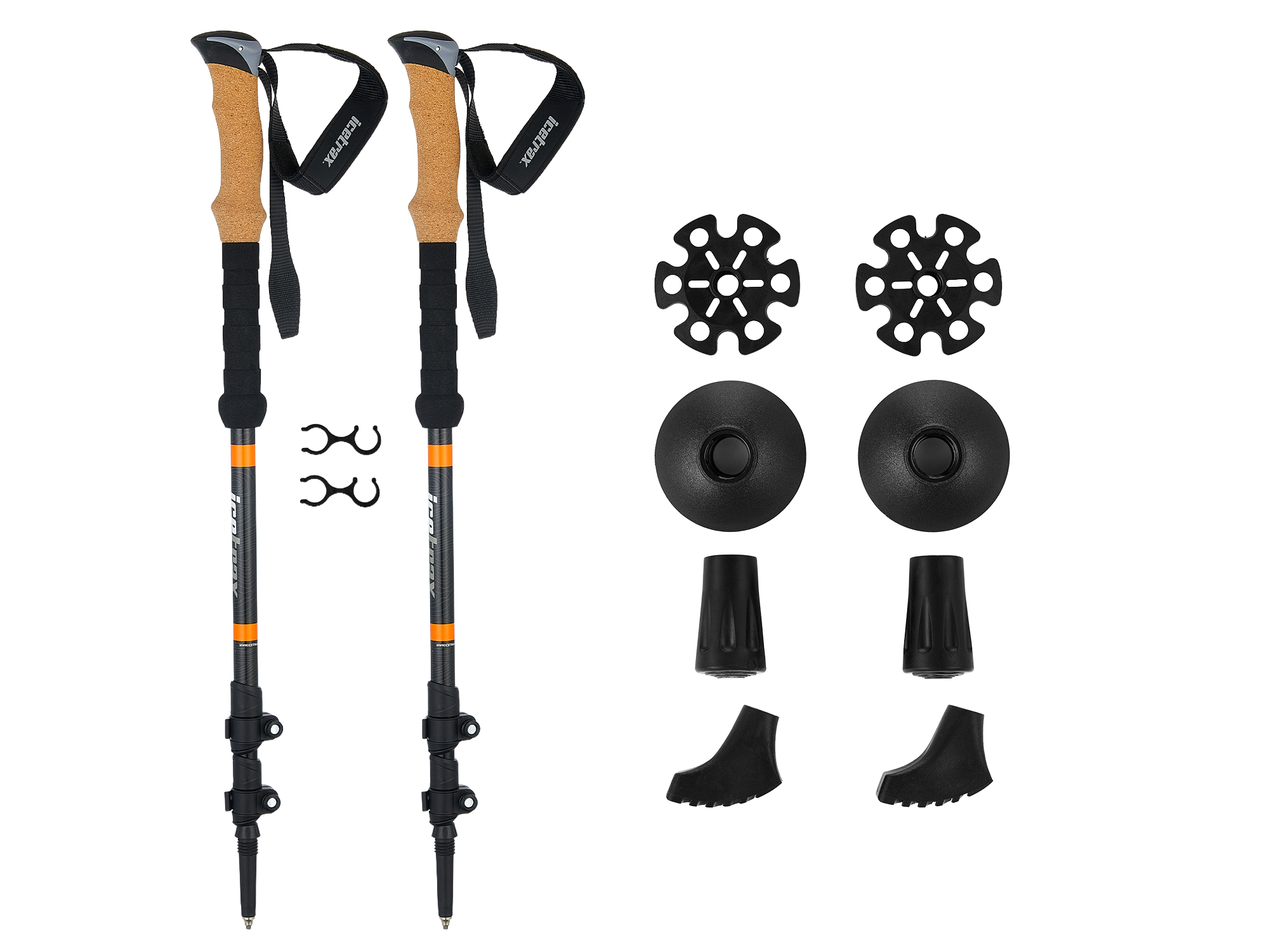 Bâtons de trekking en aluminium ICETRAX