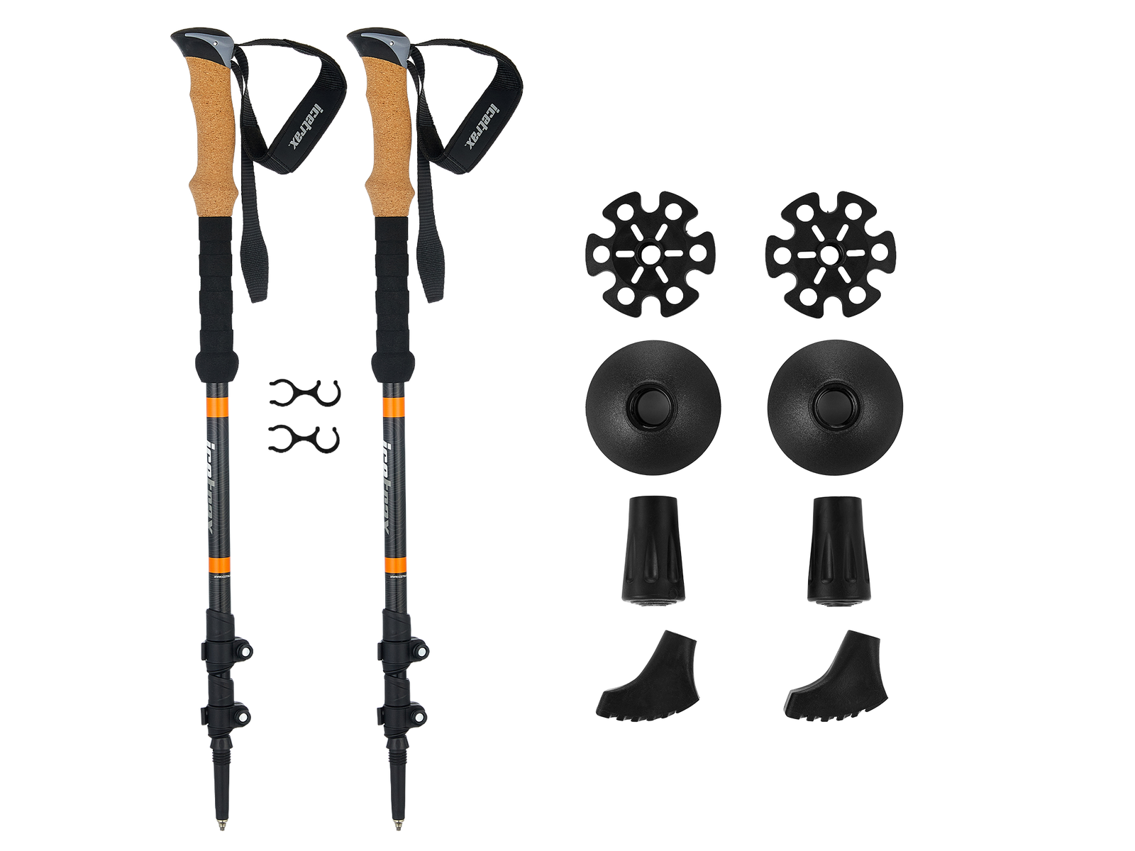 ICETRAX Aluminum Trekking Poles
