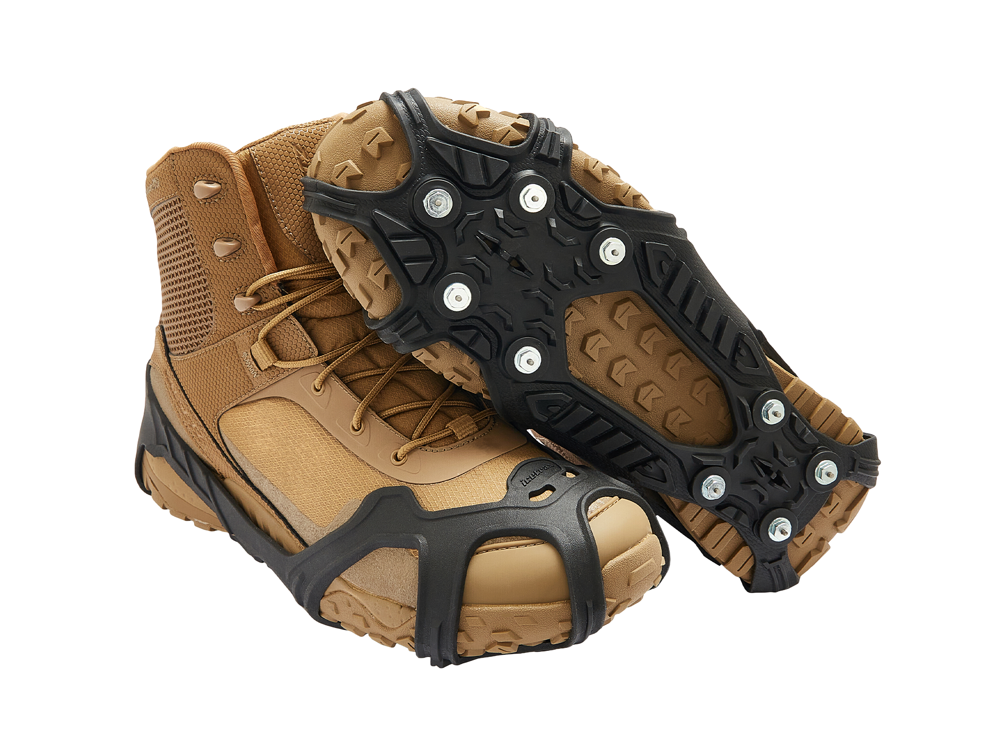 ICETRAX V5 Tungsten Ice Cleats, Easy to Replace Spikes