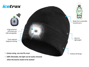 ICETRAX BEANIE WITH LIGHT
