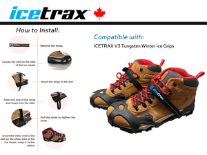 ICETRAX Velcro Straps