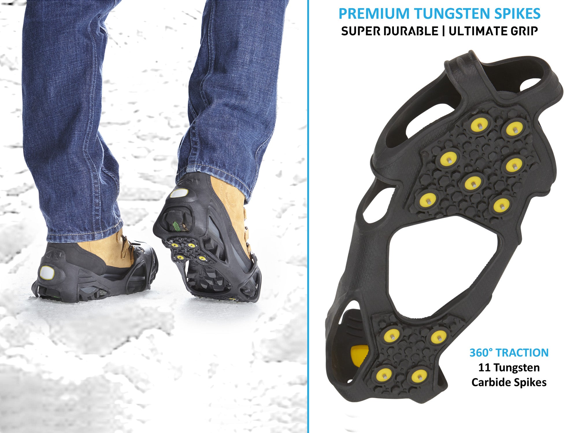 ICETRAX Pro Tungsten Grip Ice Cleats