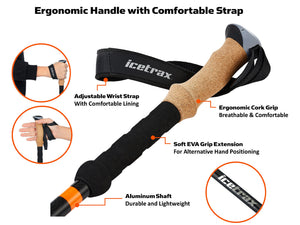 ICETRAX Aluminum Trekking Poles