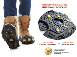 ICETRAX V3 Tungsten Ice Cleats