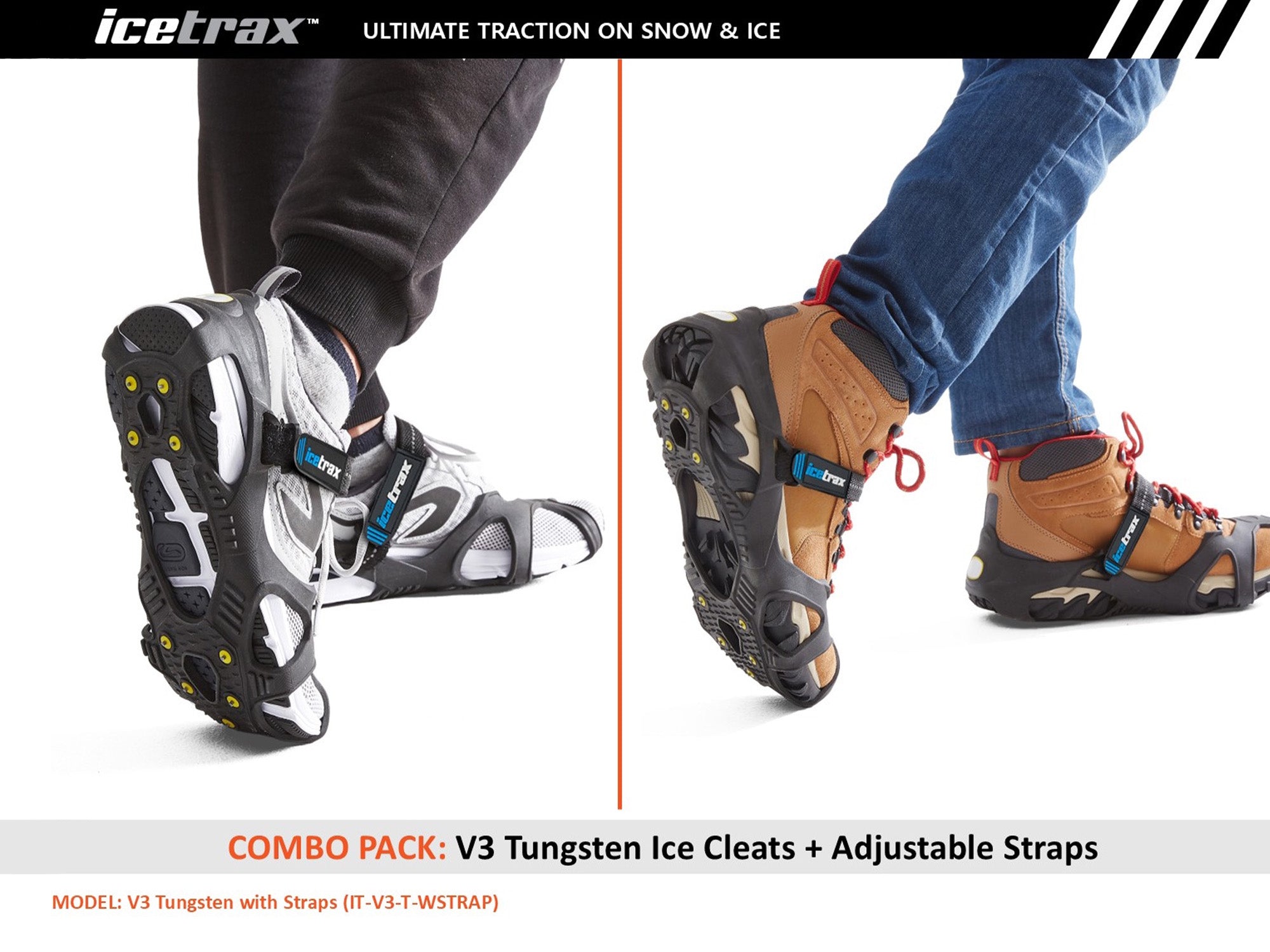 ICETRAX V3 Tungsten with Straps Combo Pack