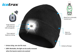 ICETRAX BEANIE WITH LIGHT
