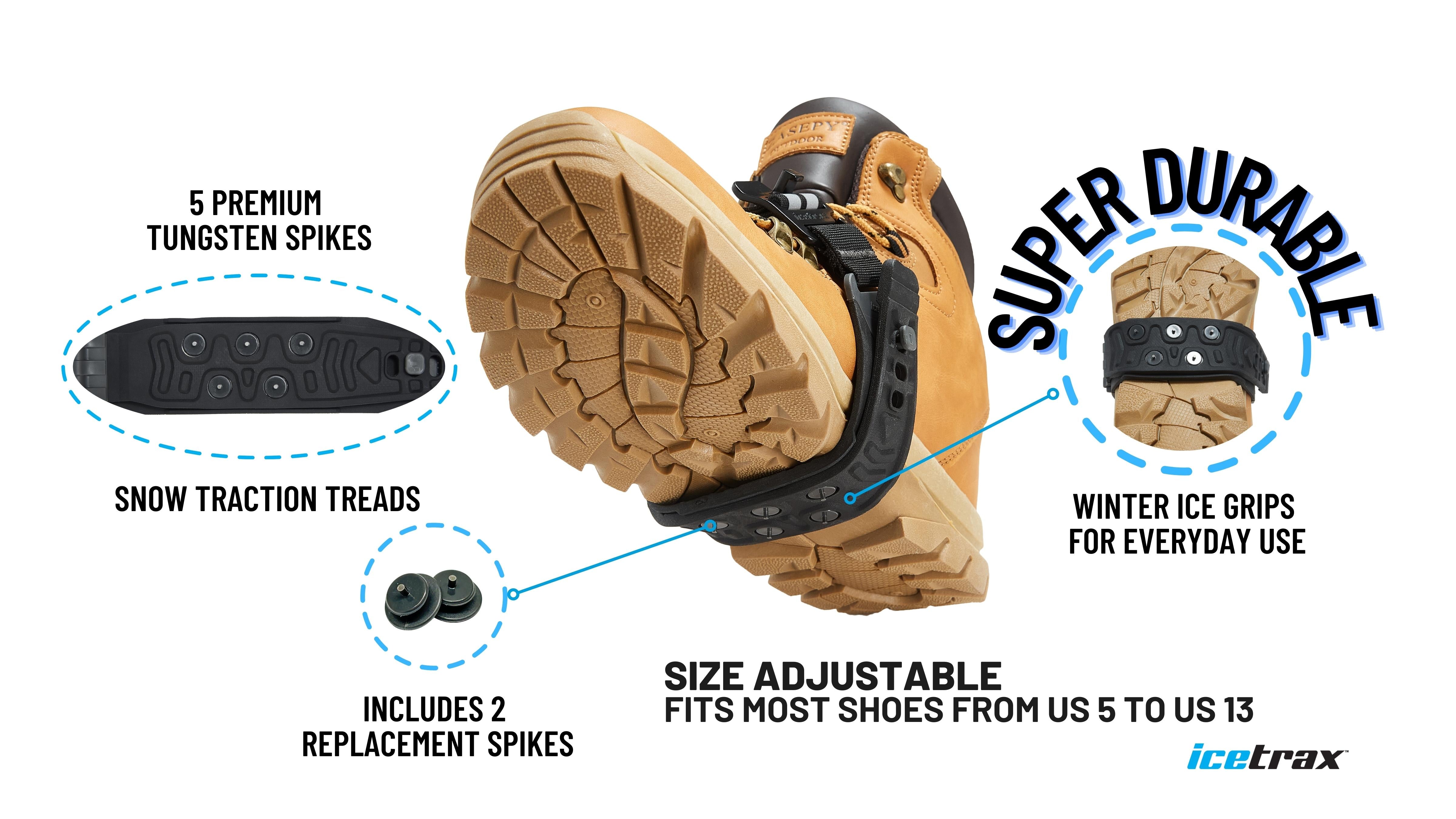 Ice Cleats, Ice Grippers, Winter Traction Aids