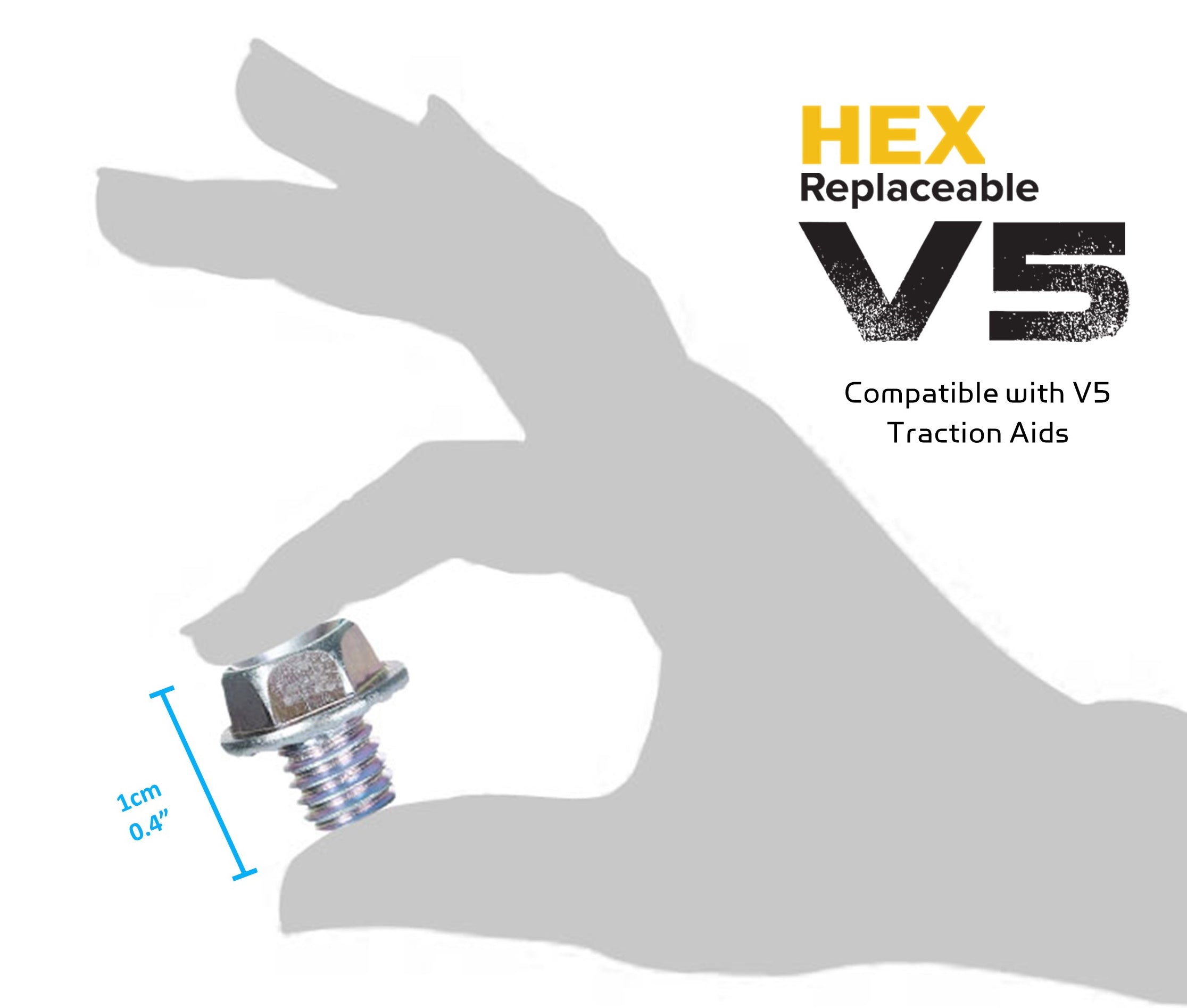 Crampons de remplacement ICETRAX HEX pour crampons à glace V5