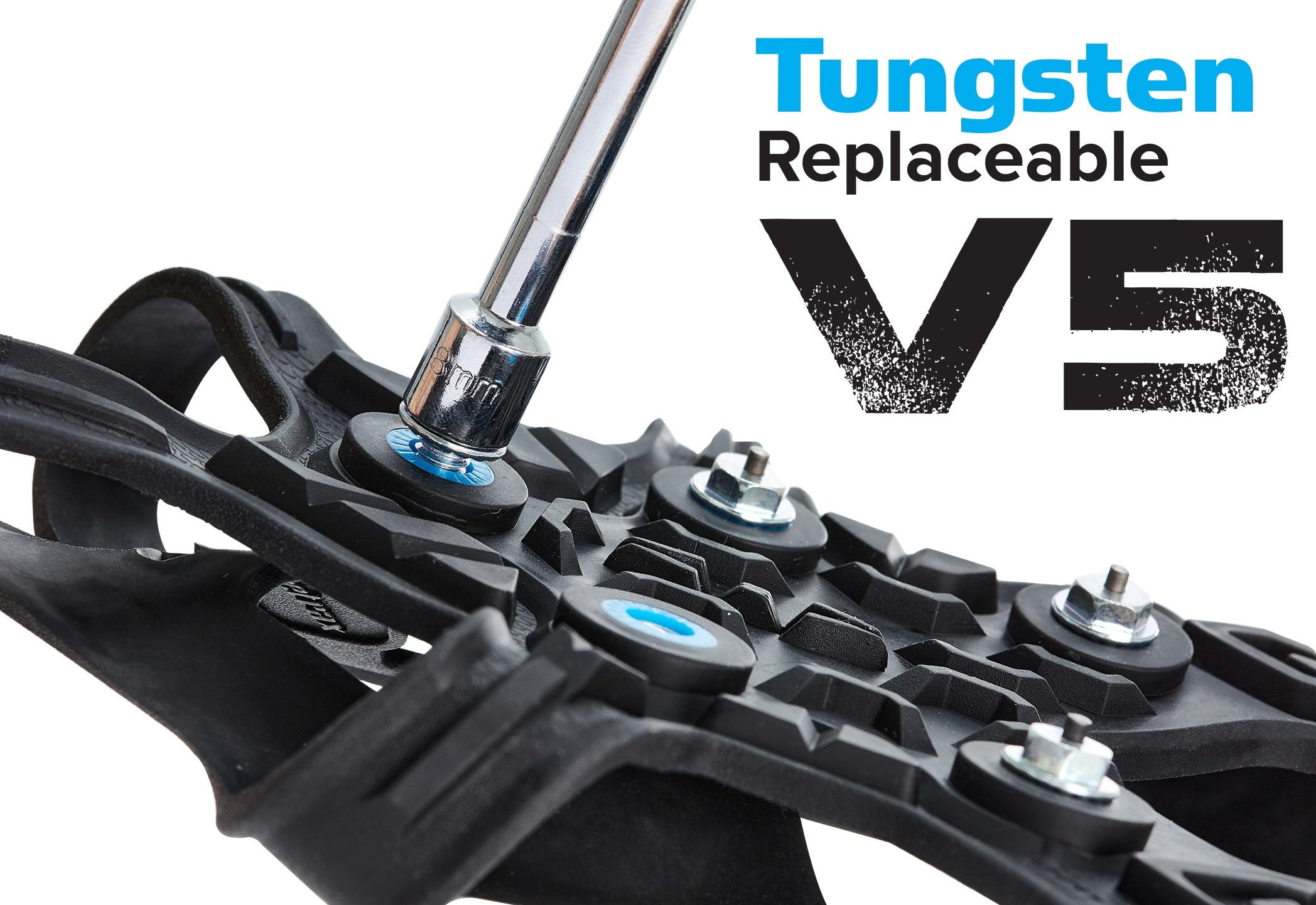 Pointes de remplacement en tungstène ICETRAX pour crampons à glace V5