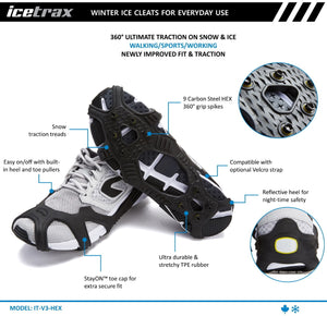 ICETRAX V3 HEX Ice Cleats
