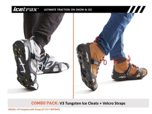 ICETRAX V3 Tungsten with Straps Combo Pack
