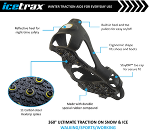 ICETRAX Pro Hex Grip Ice Cleats